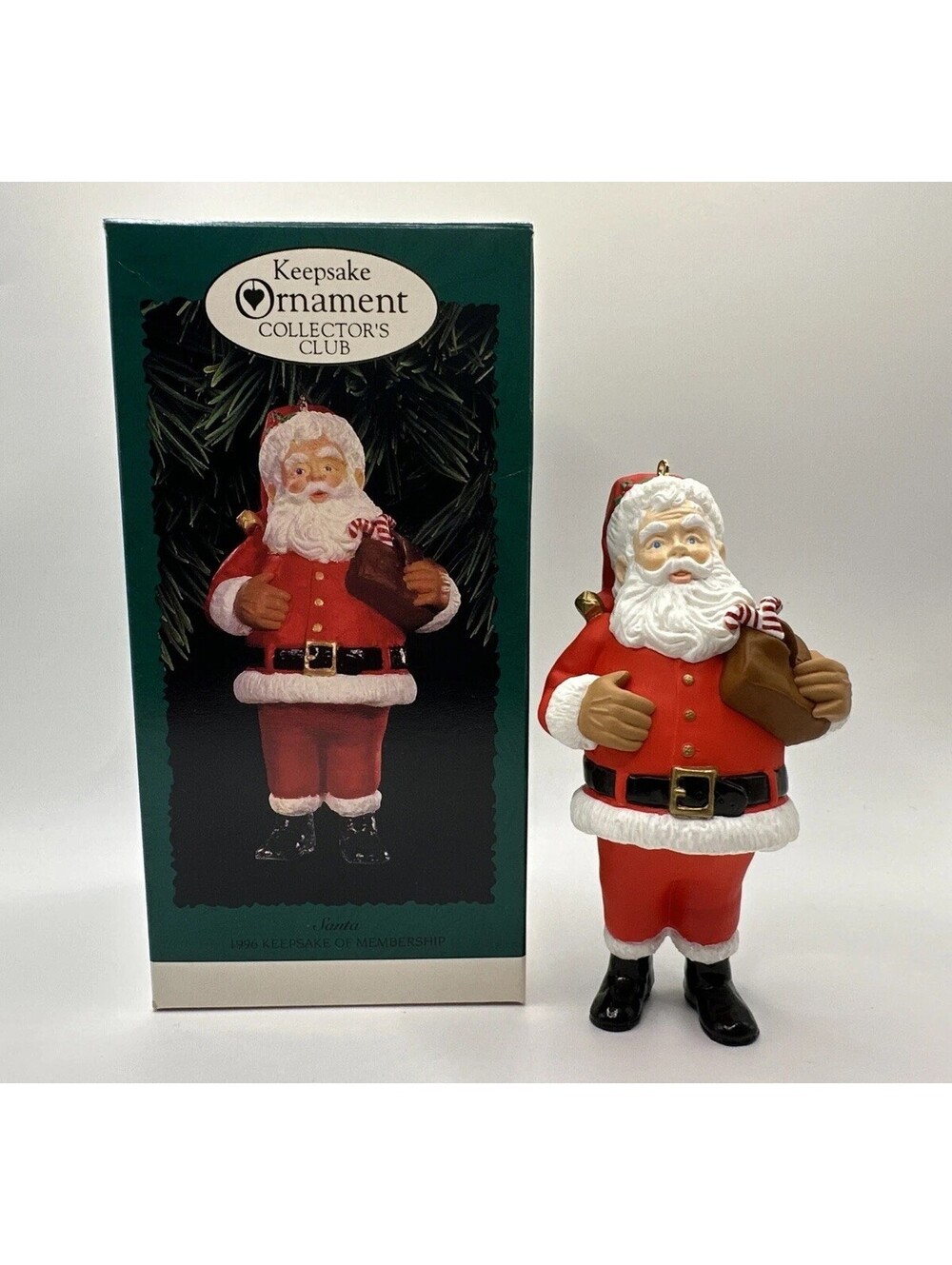 Hallmark Keepsake Ornament Collectors Club Santa 1996 Membership Keepsake